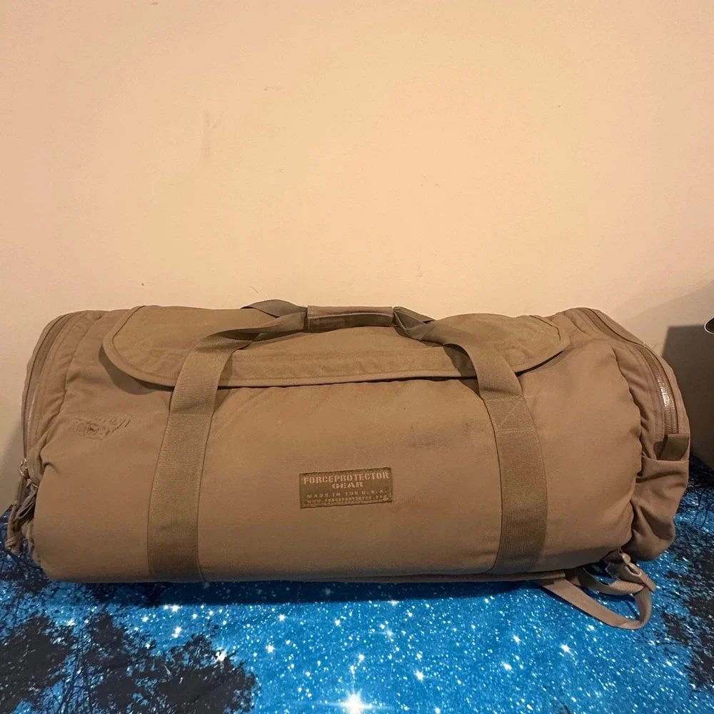 Forceprotector Gear Tactical Deployment Bag Tan Duffel Backpack USA Made